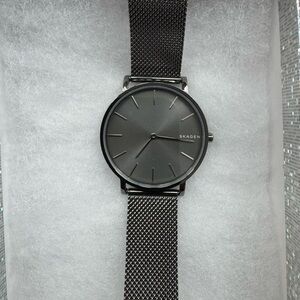 Skagen gunmetal Mesh Band Watch